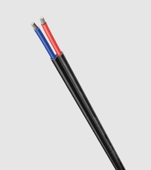 Solarkabel Twin (PV1-F) 2x6 mm² schwarz (blau/rot) 250 m